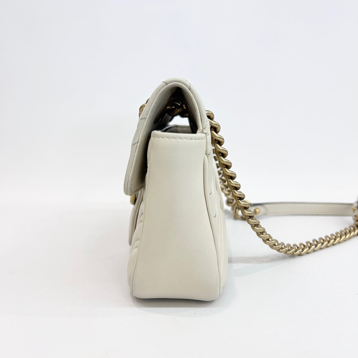 Gucci - Marmont 22 - Leather - White - (small)
