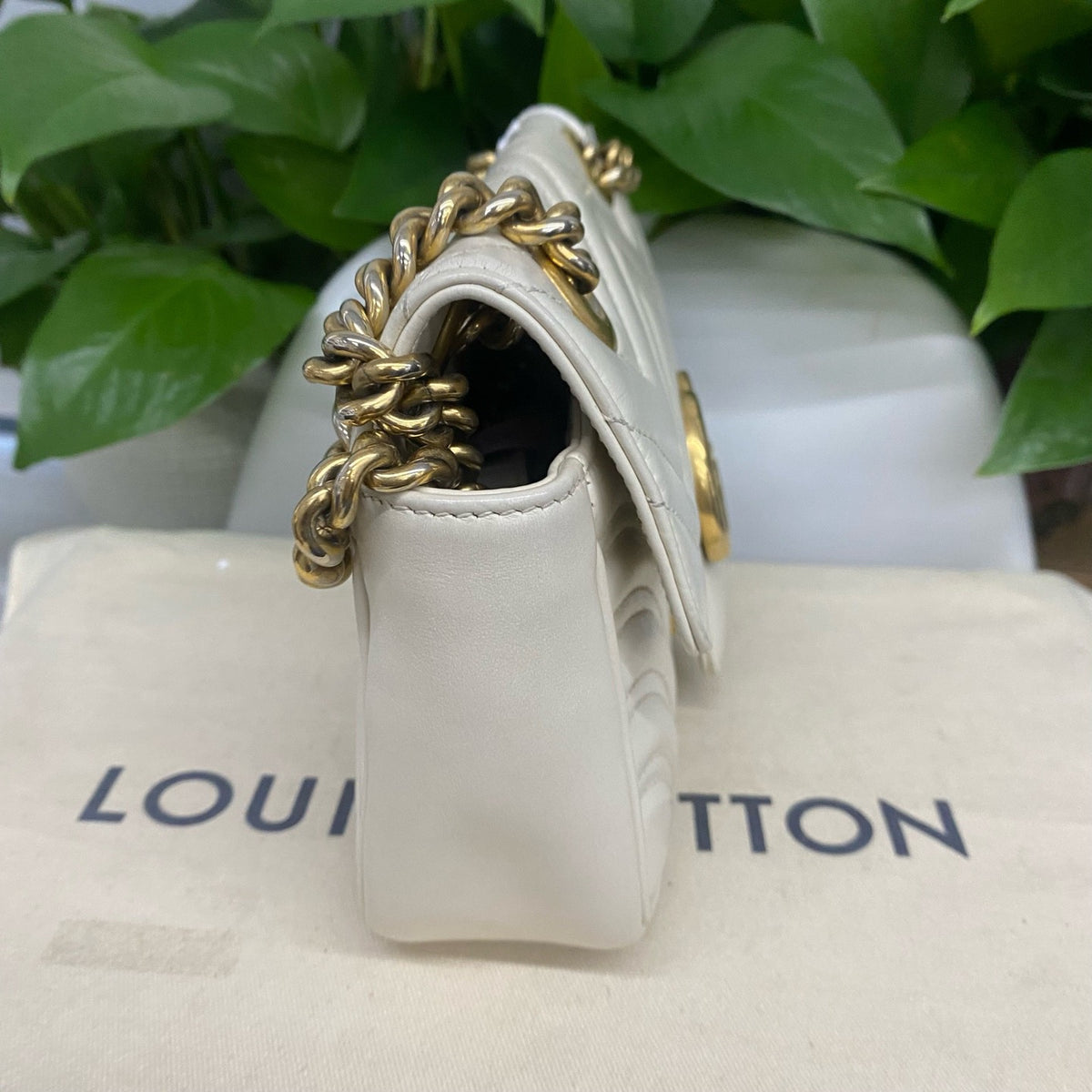 Gucci - Marmont 22 - Leather - White - (small)
