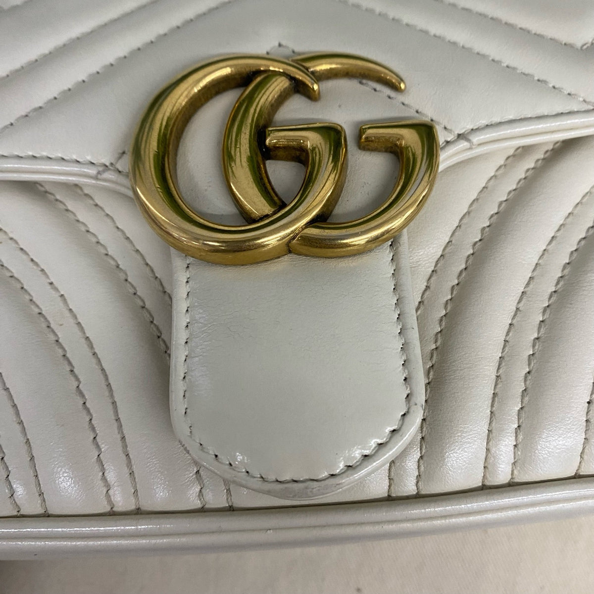 Gucci - Marmont 22 - Leather - White - (small)