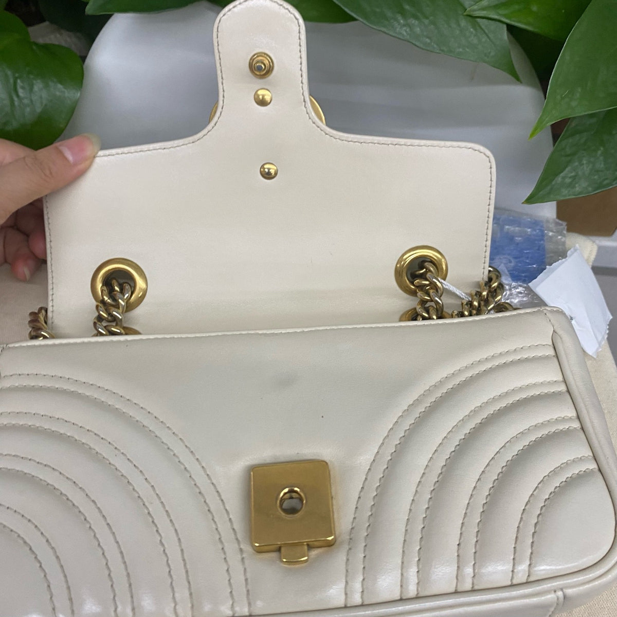 Gucci - Marmont 22 - Leather - White - (small)