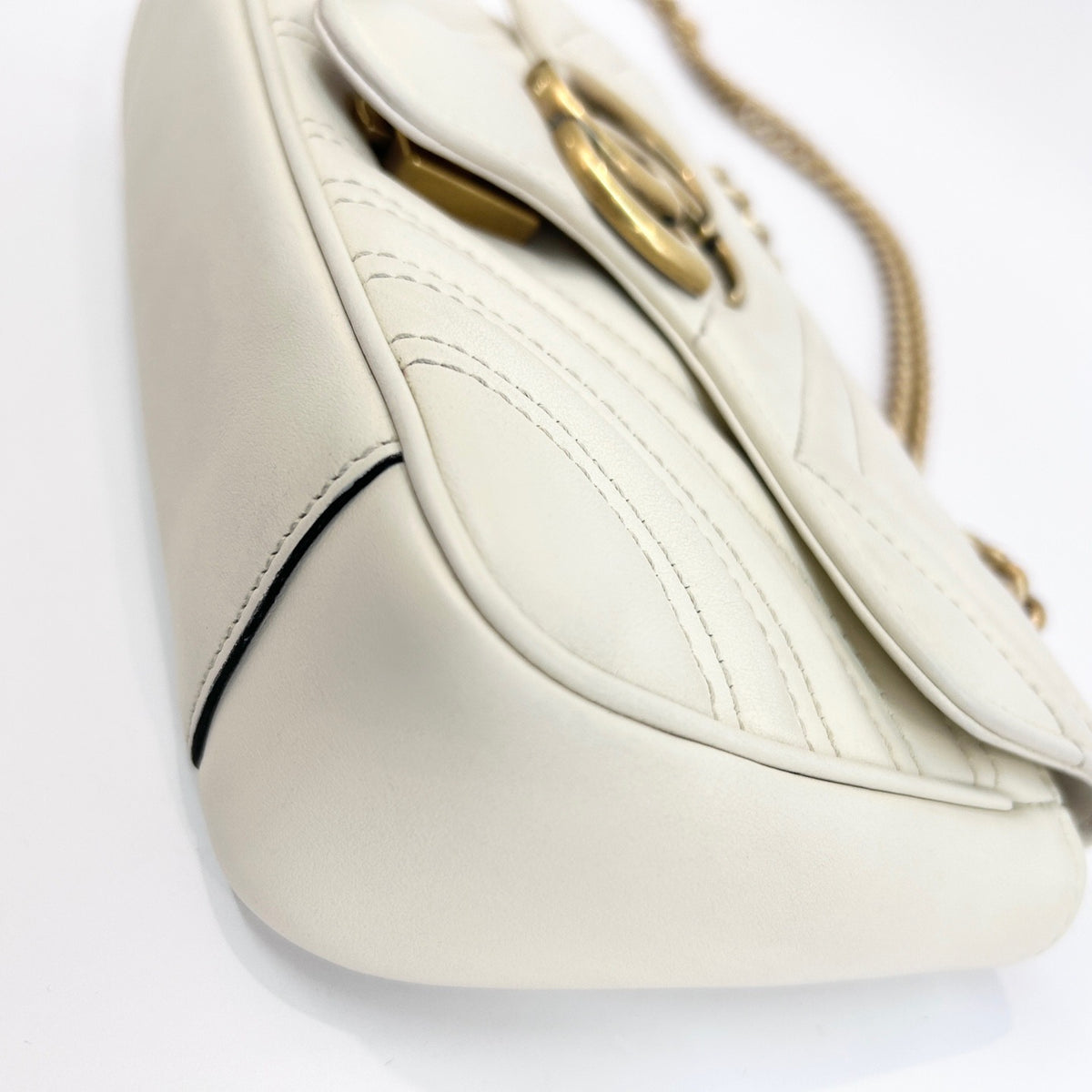 Gucci - Marmont 22 - Leather - White - (small)