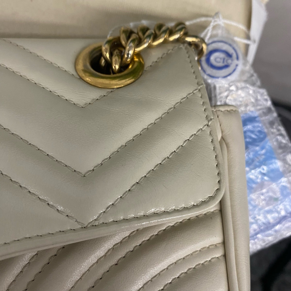Gucci - Marmont 22 - Leather - White - (small)