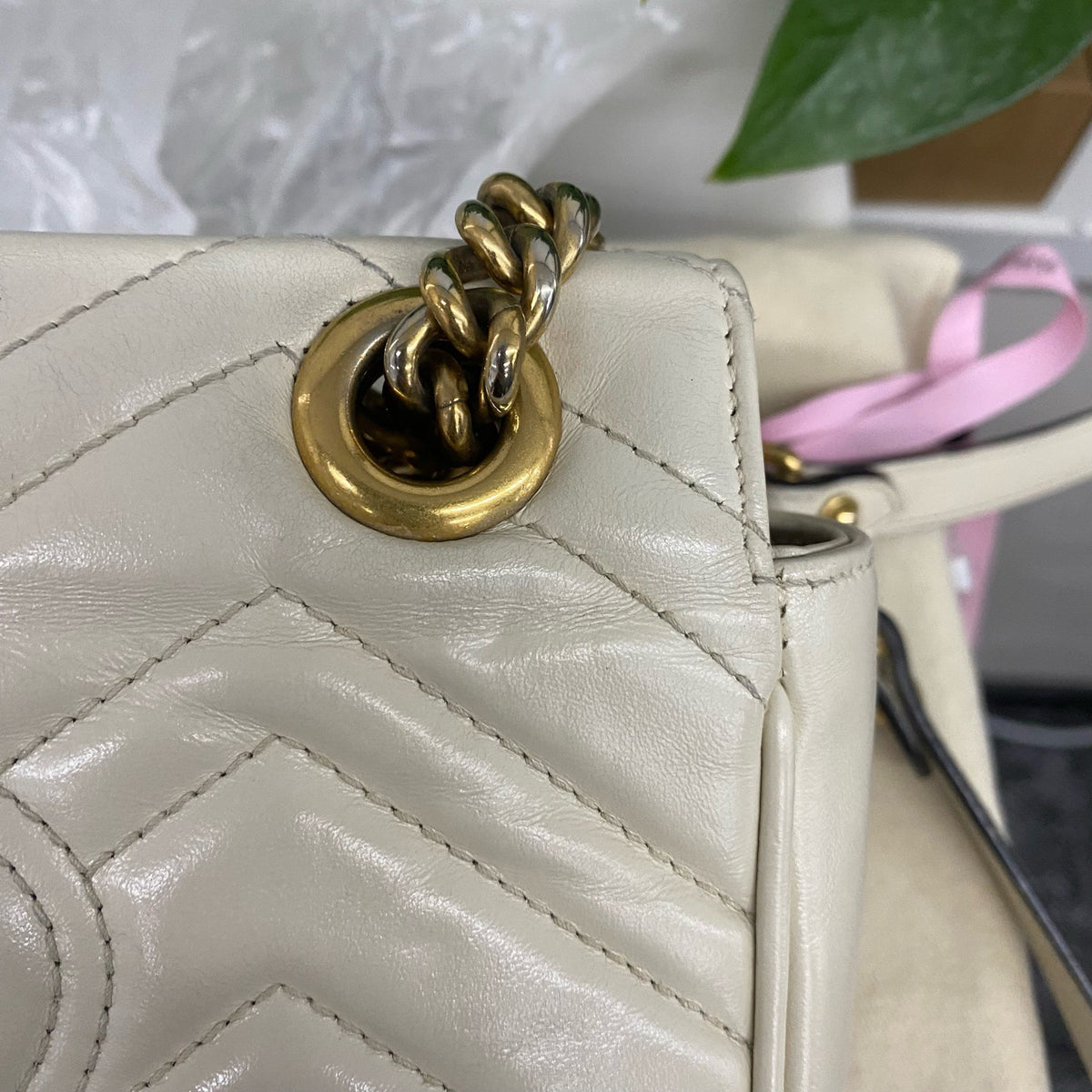 Gucci - Marmont 22 - Leather - White - (small)