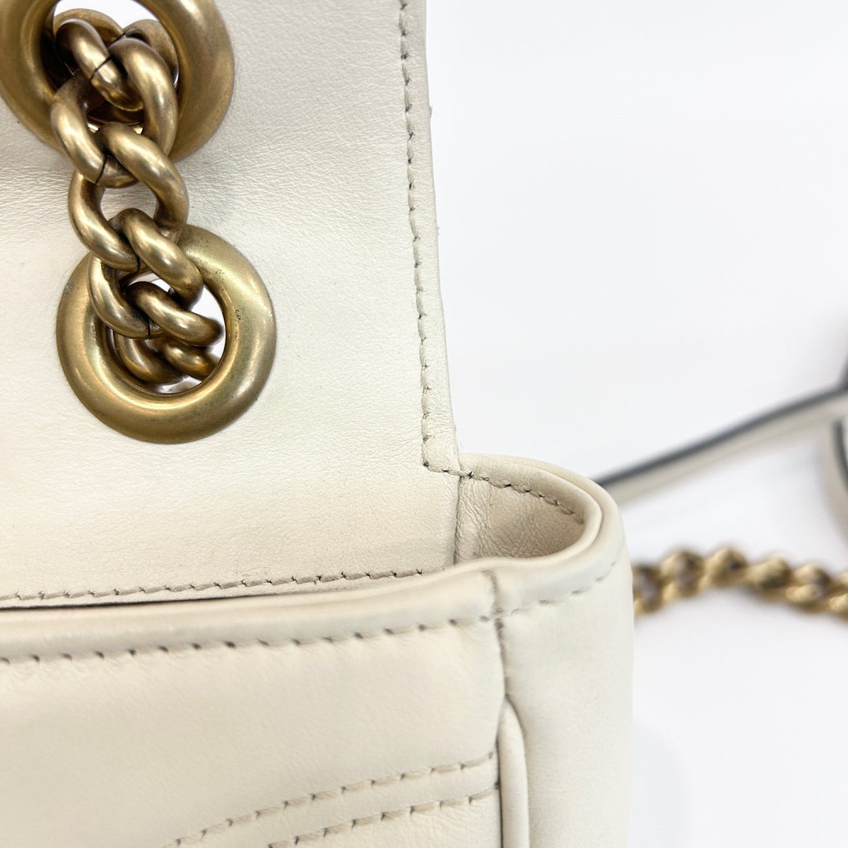 Gucci - Marmont 22 - Leather - White - (small)
