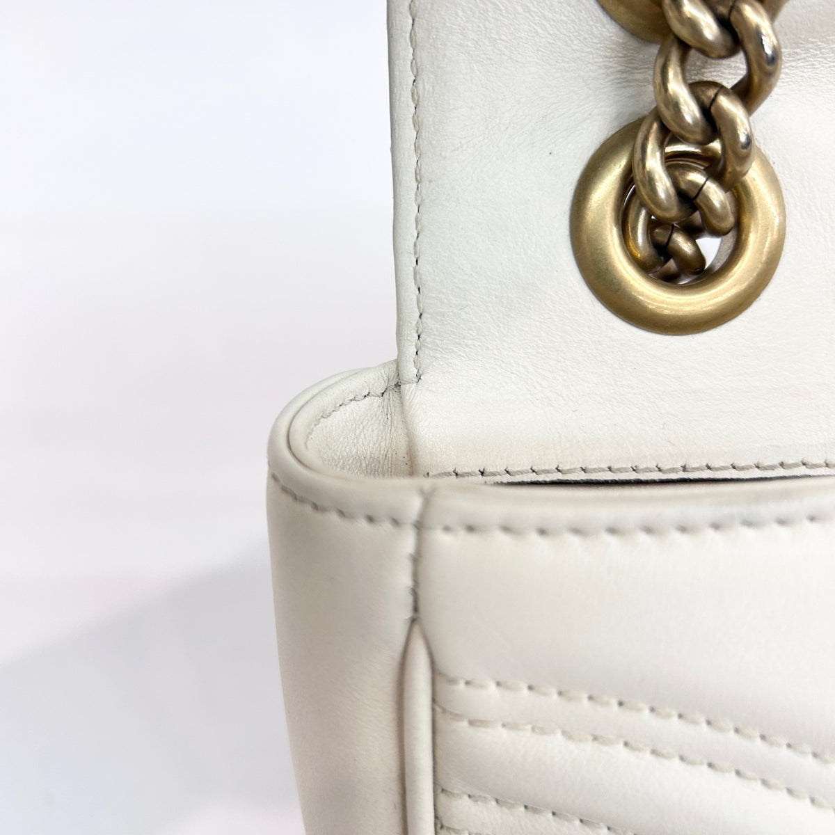 Gucci - Marmont 22 - Leather - White - (small)