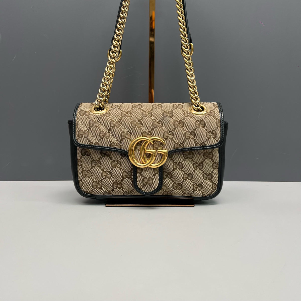 Gucci - Marmont 22 Small - Cloth - Beige - (Small)