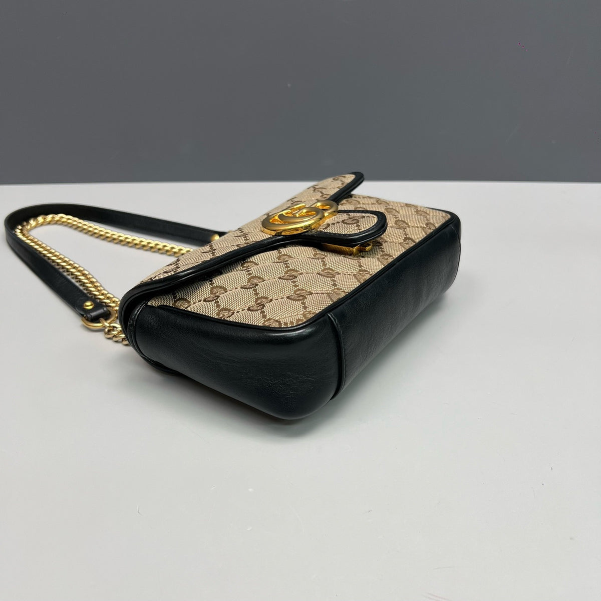 Gucci - Marmont 22 Small - Cloth - Beige - (Small)