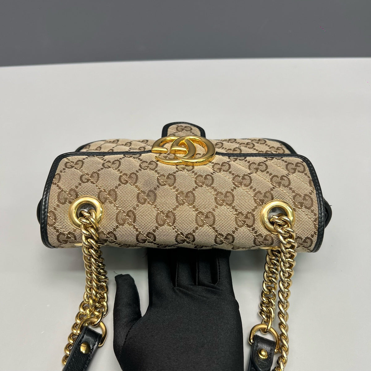 Gucci - Marmont 22 Small - Cloth - Beige - (Small)