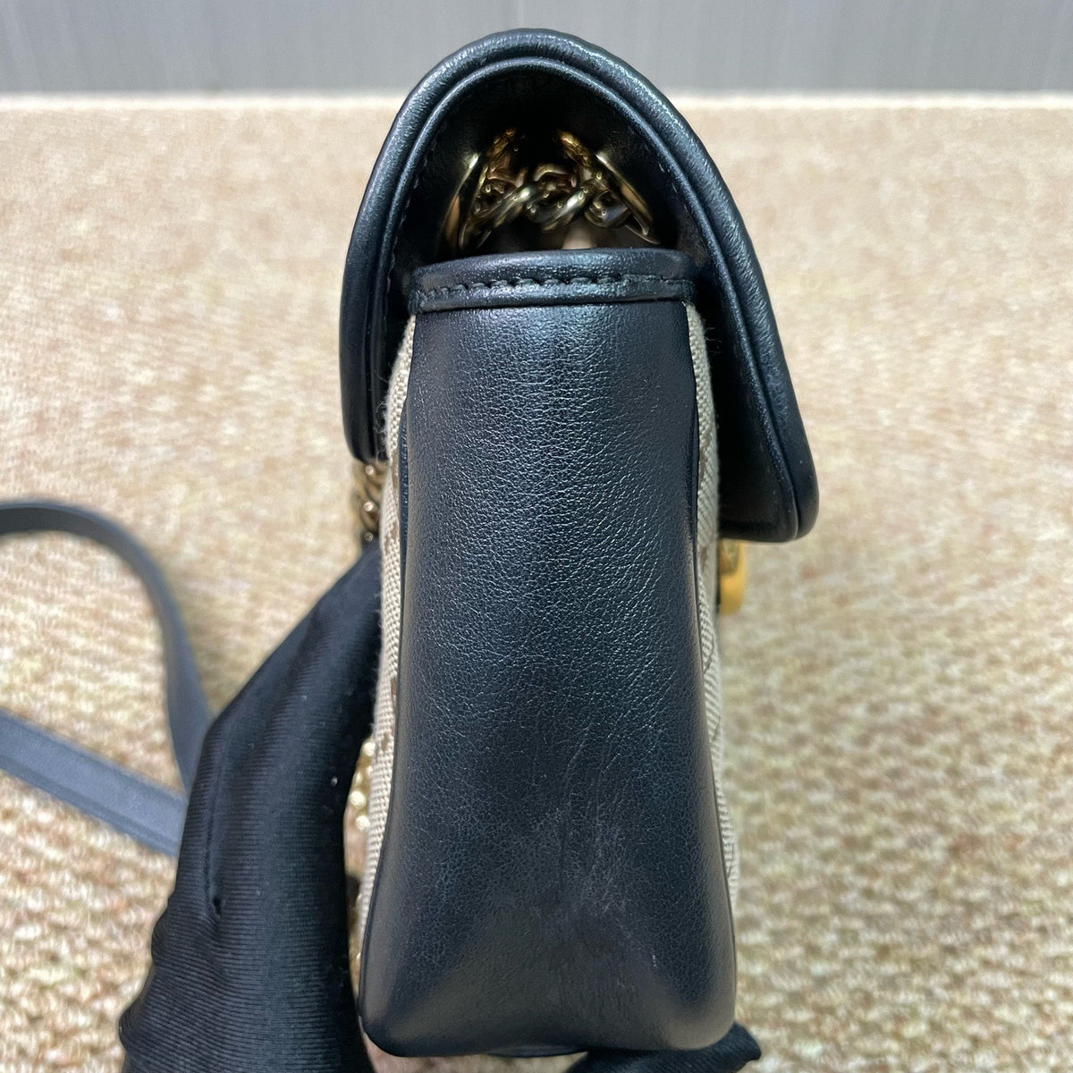 Gucci - Marmont 22 Small - Cloth - Beige - (Small)