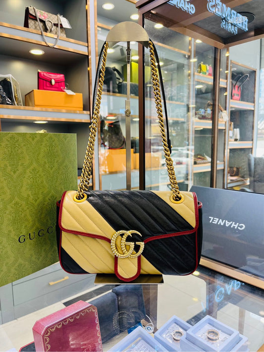 Gucci - Marmont 26 - Leather - Multicolour - (medium)