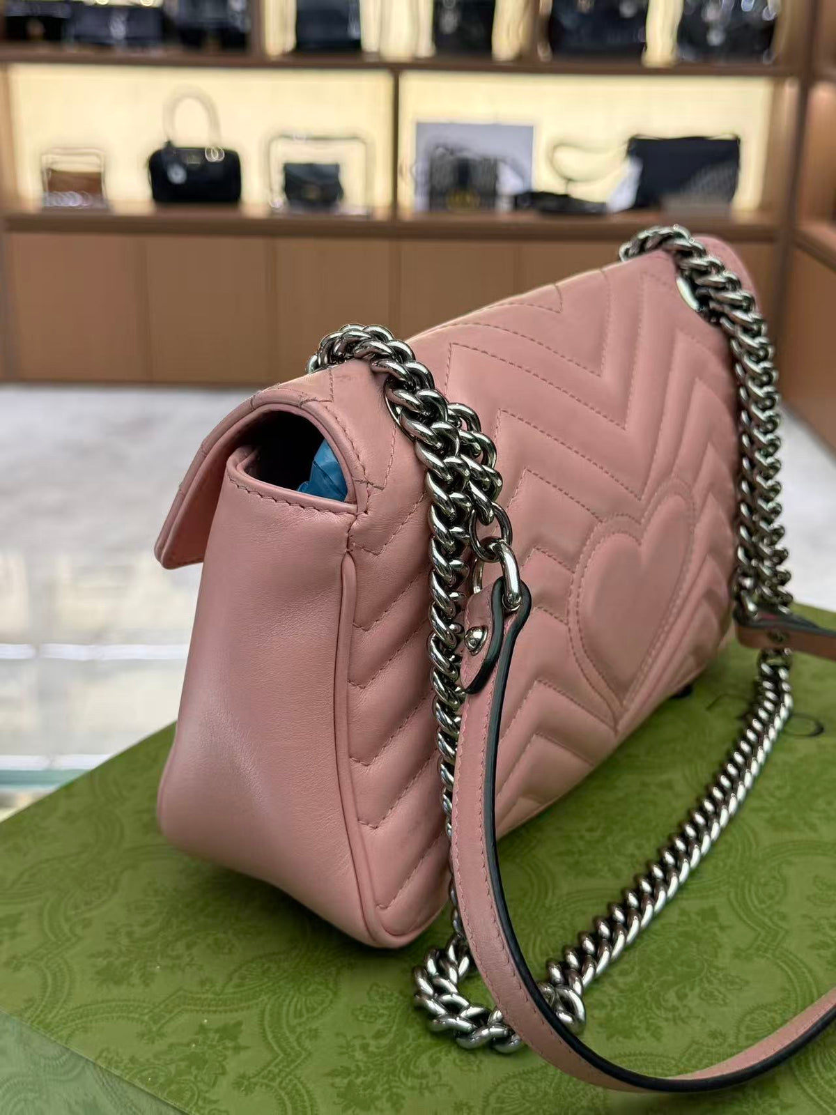 Gucci - Marmont 26 - Leather - Pink - (Medium)