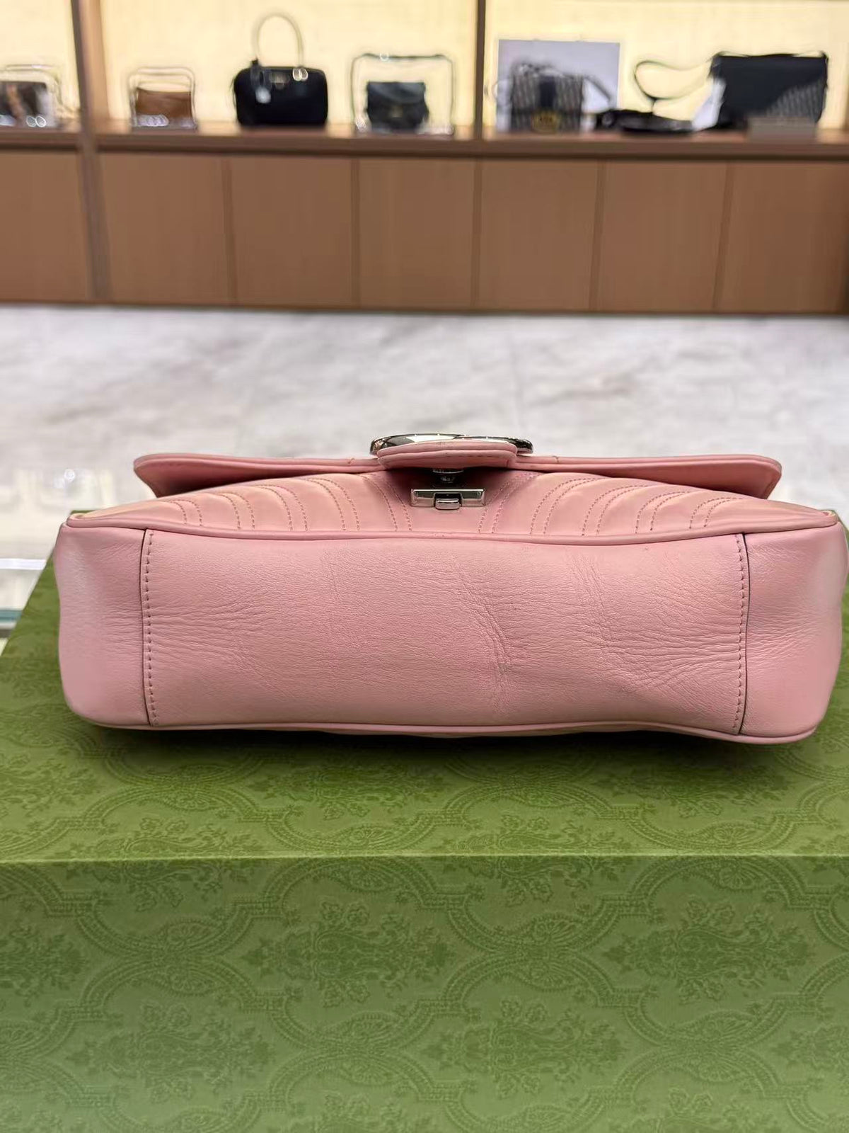 Gucci - Marmont 26 - Leather - Pink - (Medium)