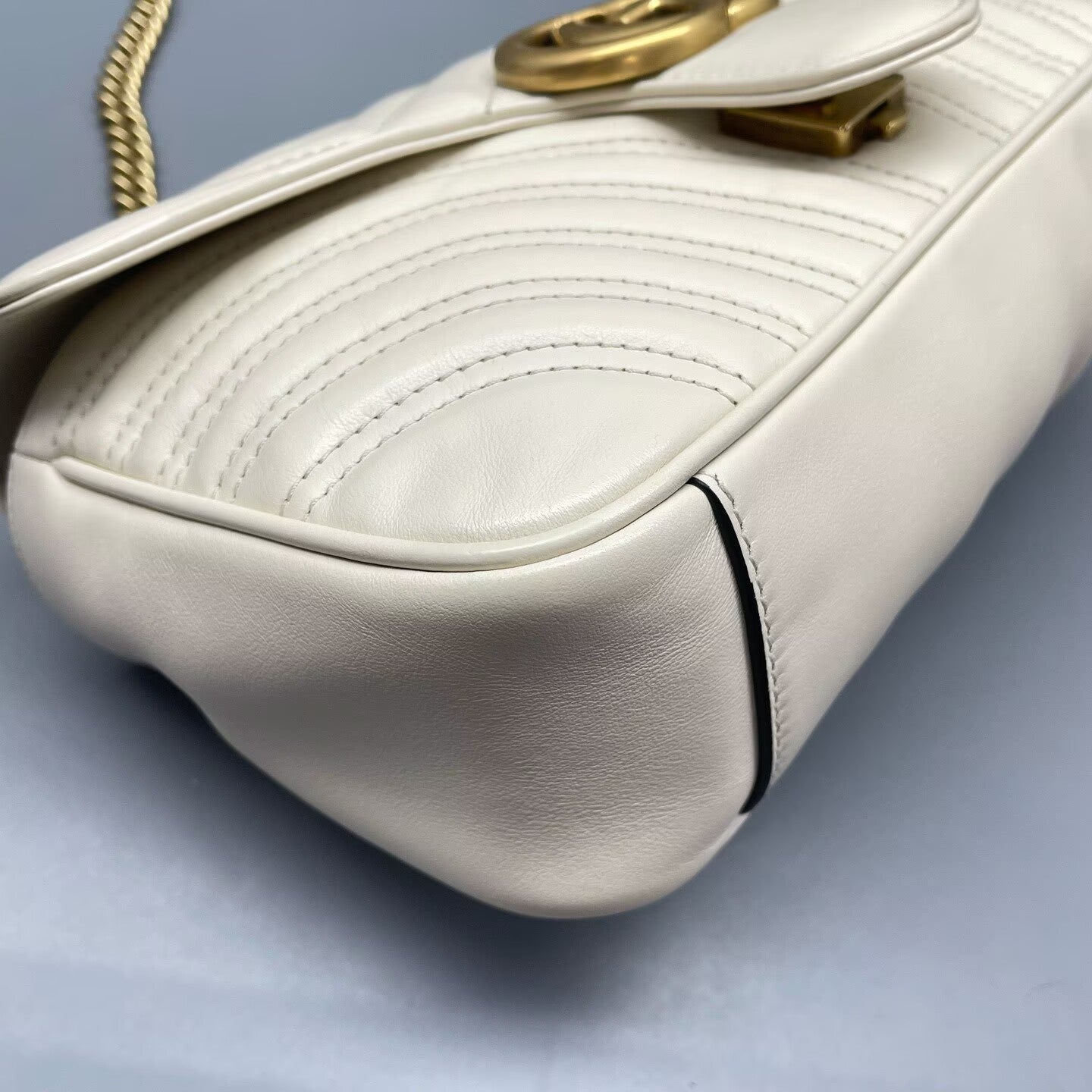 Gucci - Marmont 26 - Leather - White - (medium)