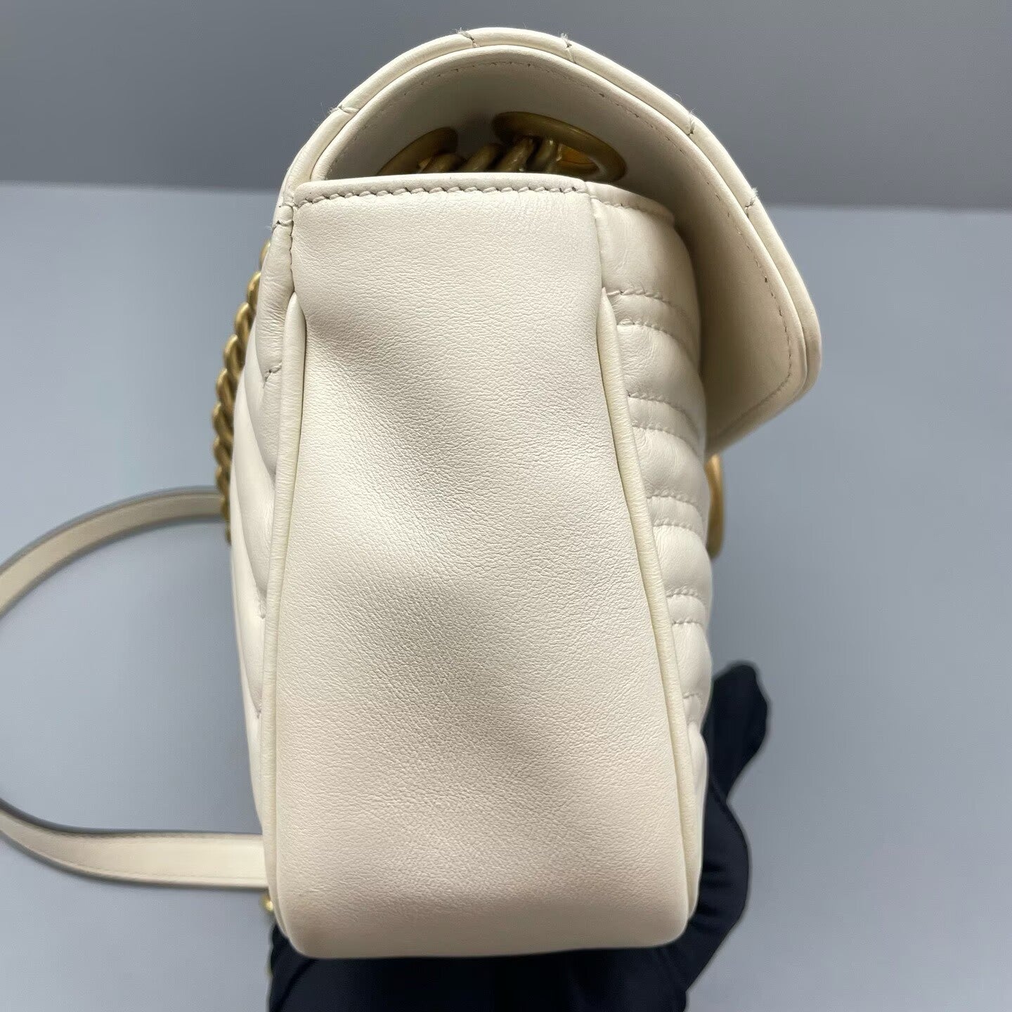 Gucci - Marmont 26 - Leather - White - (medium)