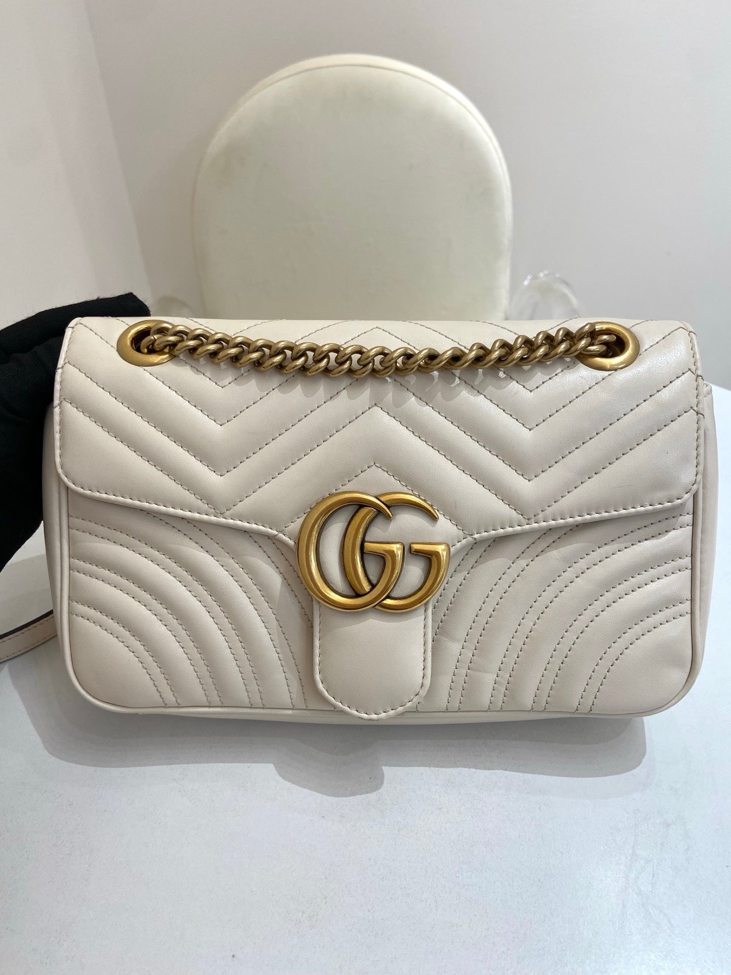 Gucci - Marmont 26 - Leather - White - (small)