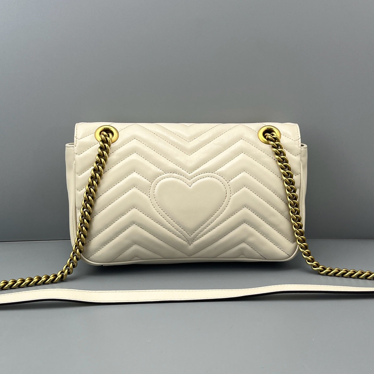 Gucci - Marmont 26 - Leather - White - (small)