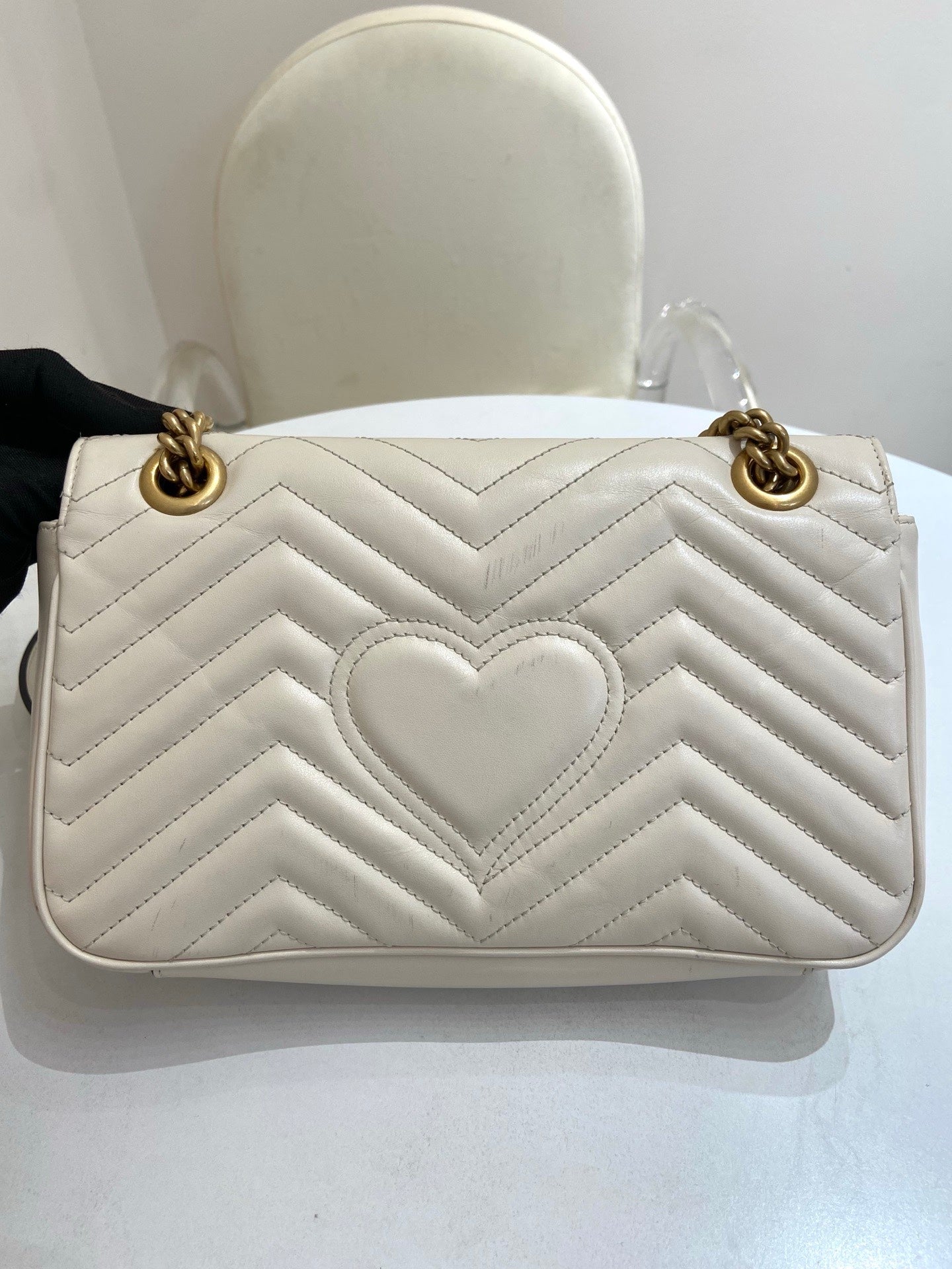 Gucci - Marmont 26 - Leather - White - (small)