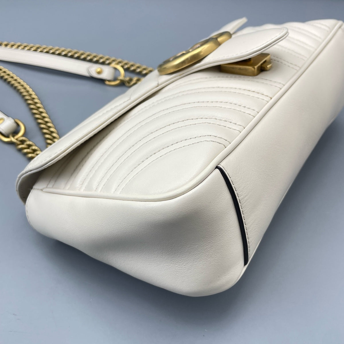 Gucci - Marmont 26 - Leather - White - (small)