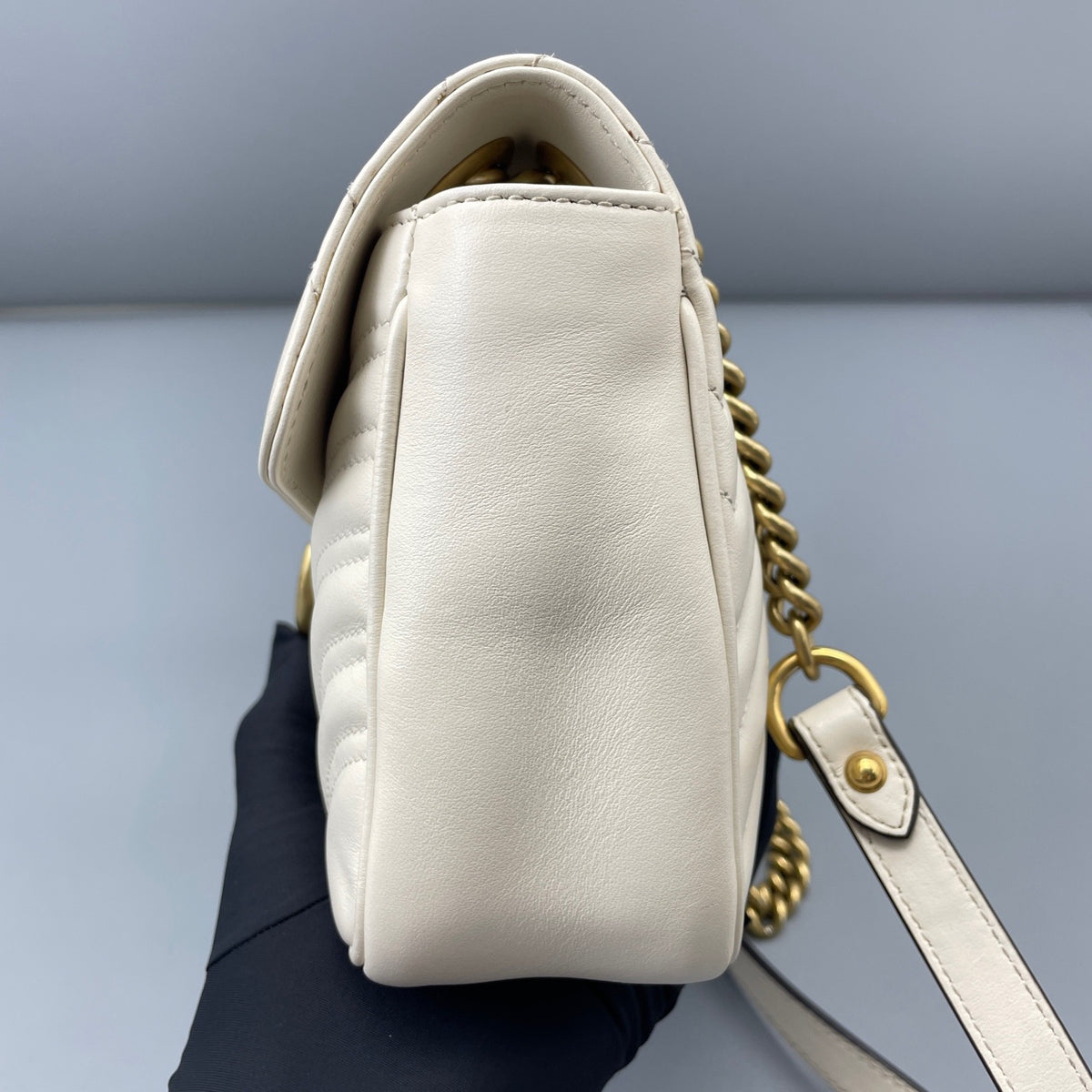 Gucci - Marmont 26 - Leather - White - (small)