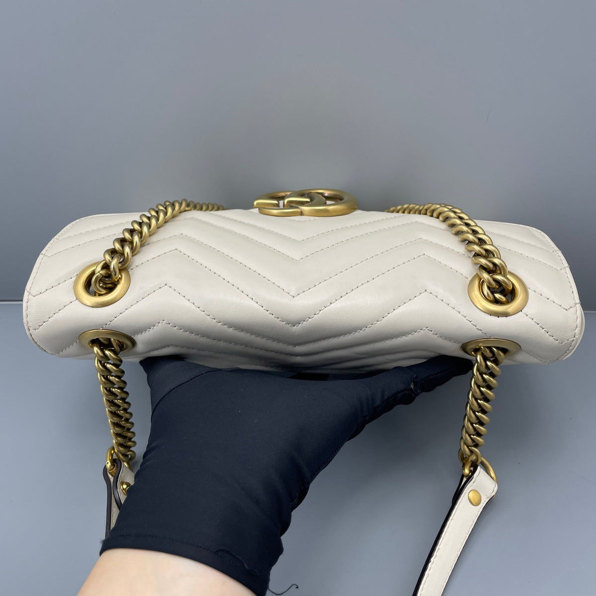 Gucci - Marmont 26 - Leather - White - (small)