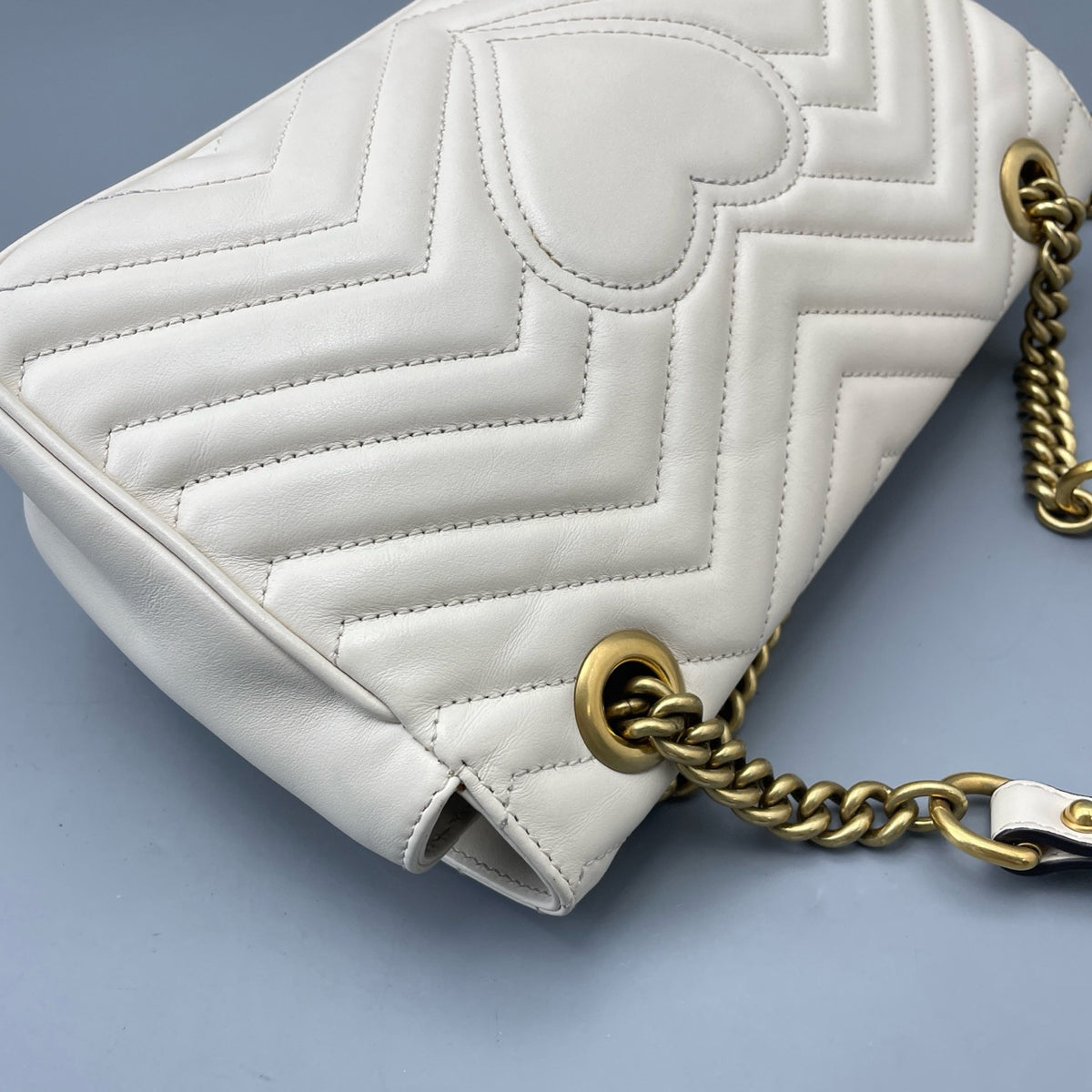 Gucci - Marmont 26 - Leather - White - (small)