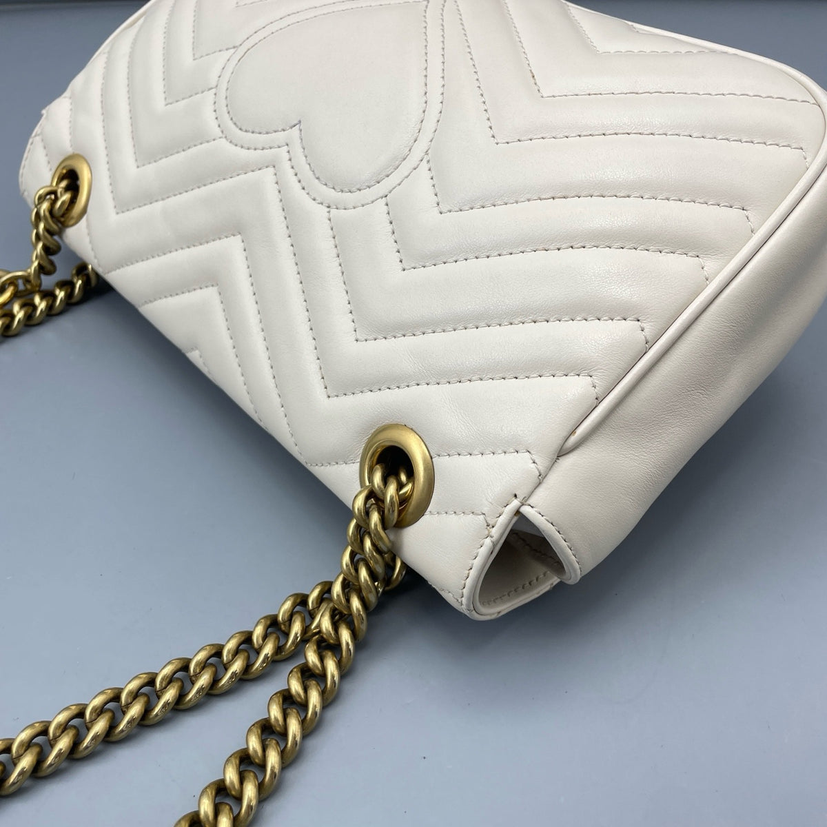 Gucci - Marmont 26 - Leather - White - (small)