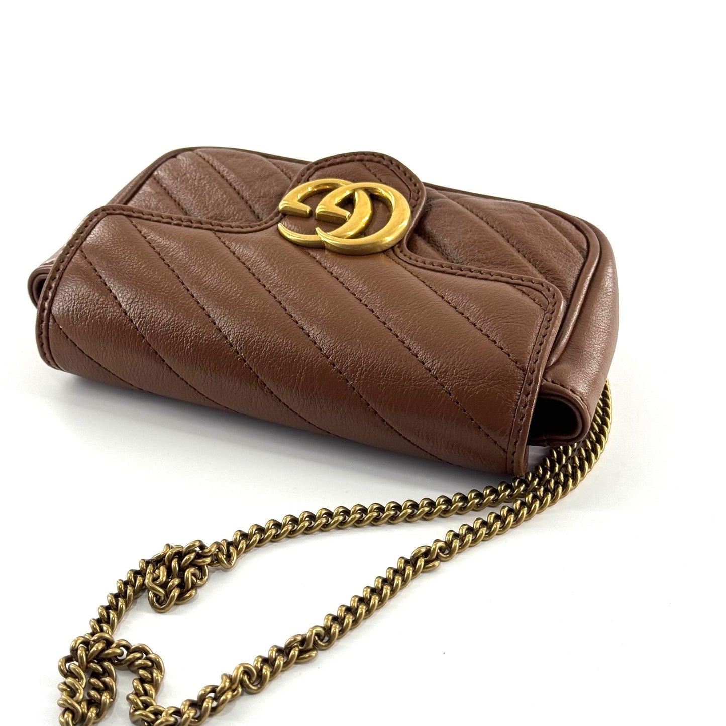 Gucci - Marmont - Leather - Brown