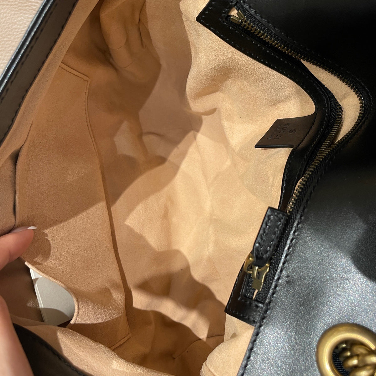 Gucci - Marmont 30 - Leather - Black - (Large)