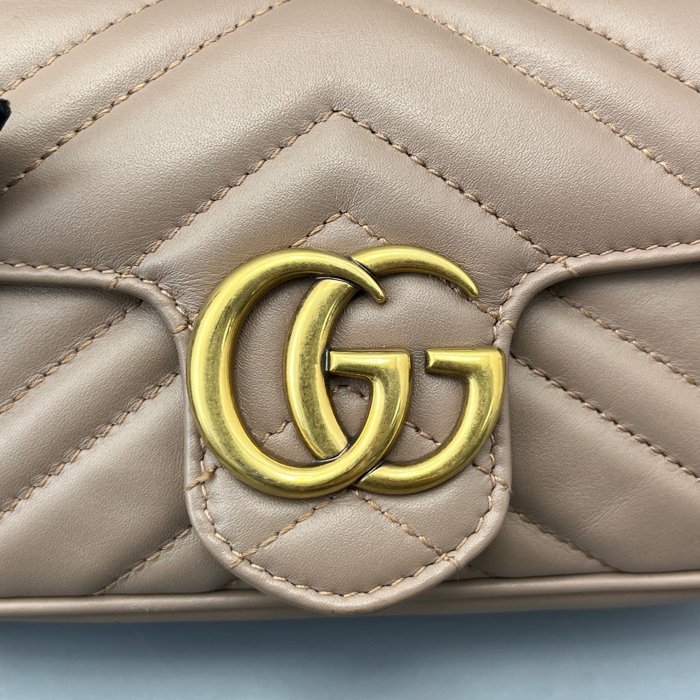 Gucci - Marmont - Leather - Beige