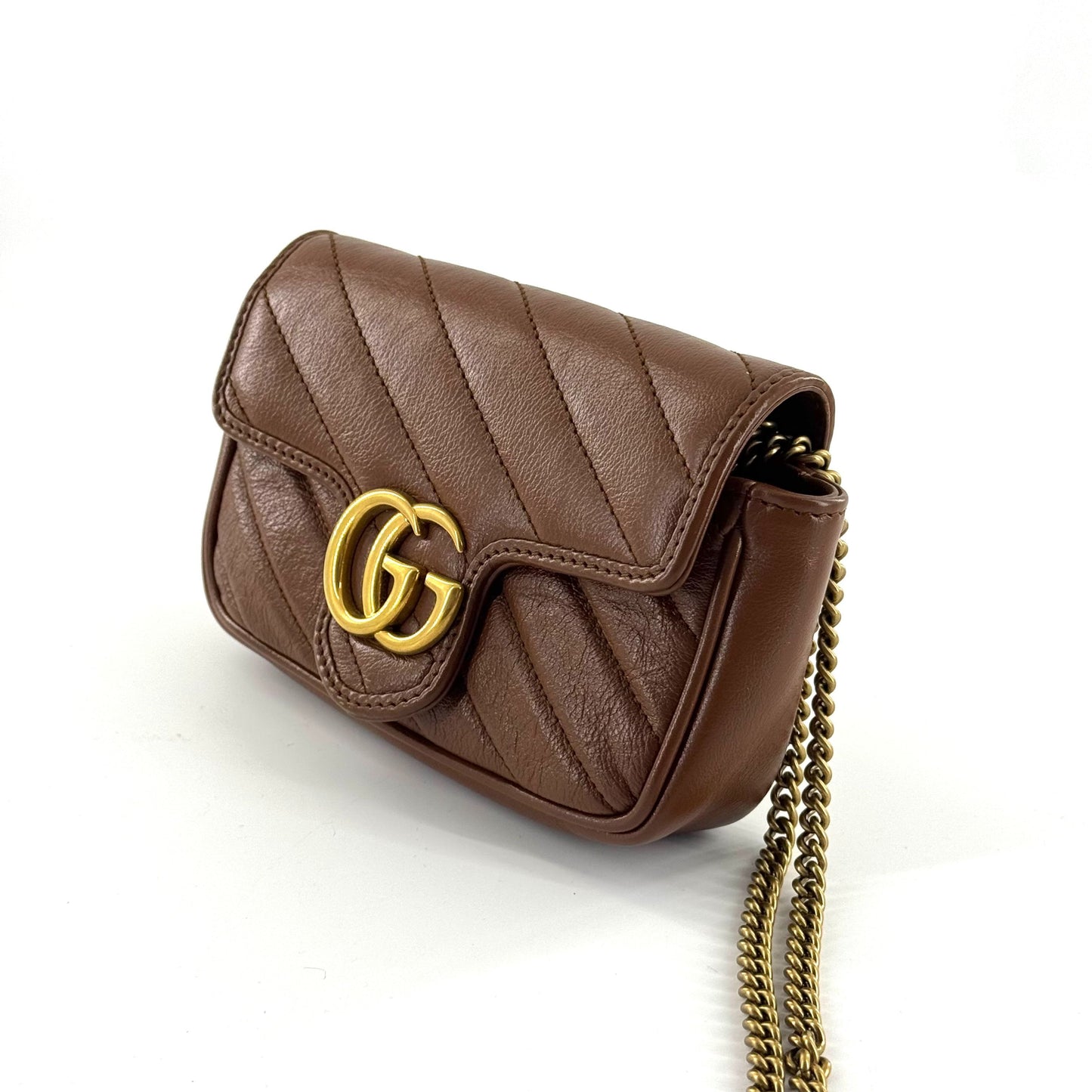 Gucci - Marmont - Leather - Brown