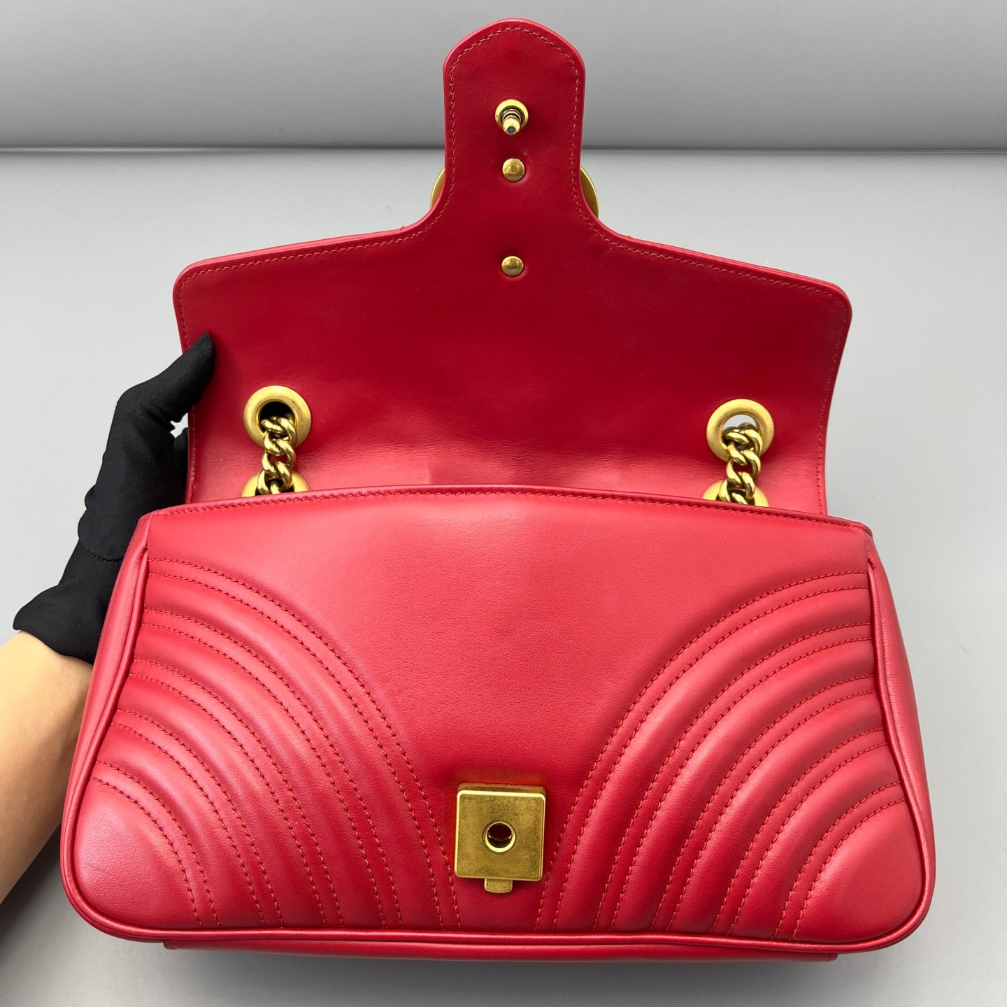 Gucci - Marmont - Leather - Red