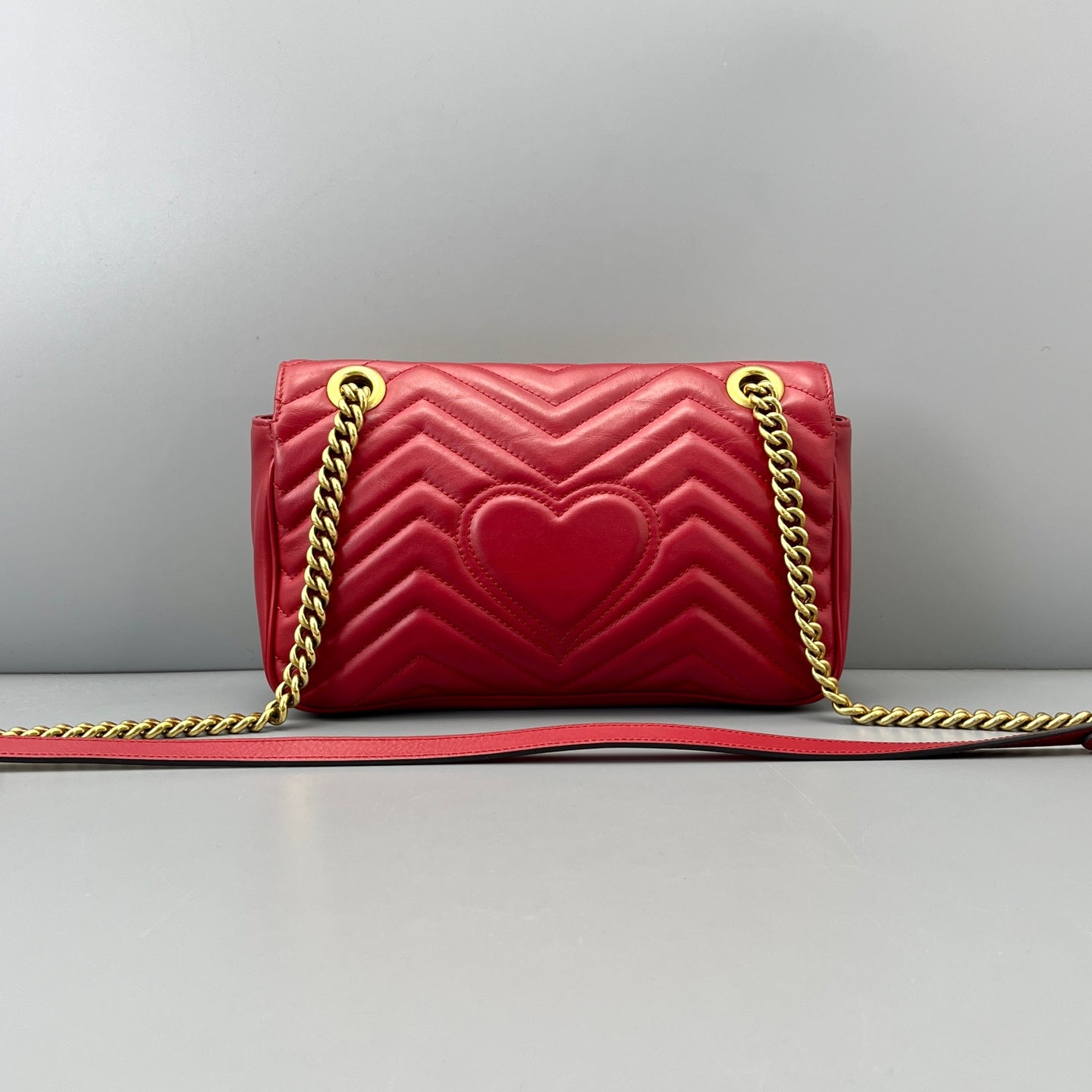 Gucci - Marmont - Leather - Red