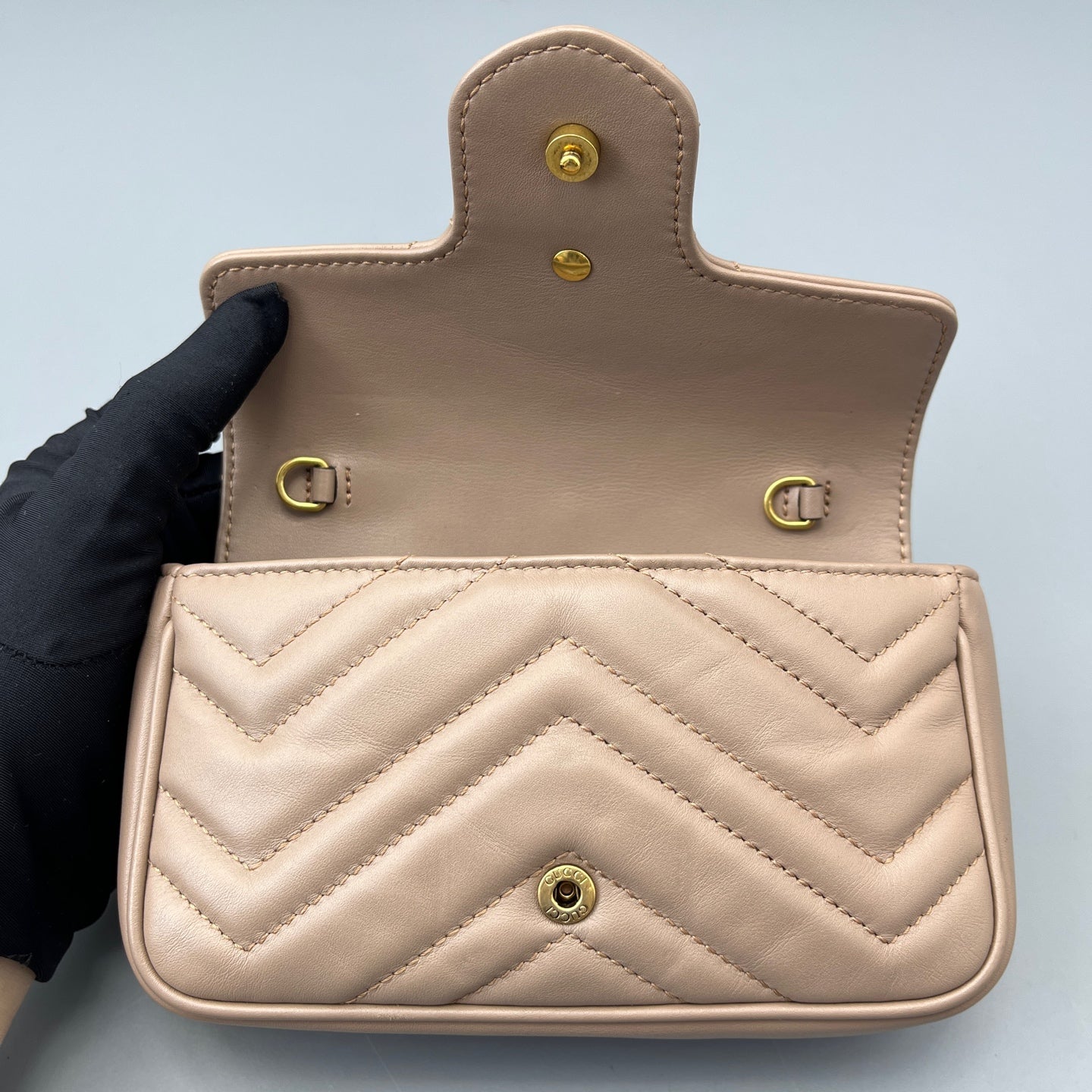 Gucci - Marmont - Leather - Beige