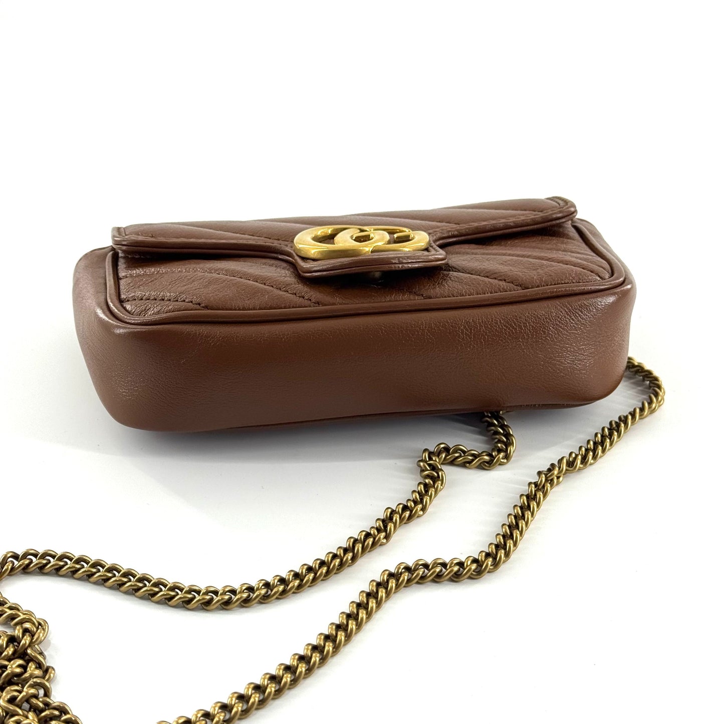 Gucci - Marmont - Leather - Brown