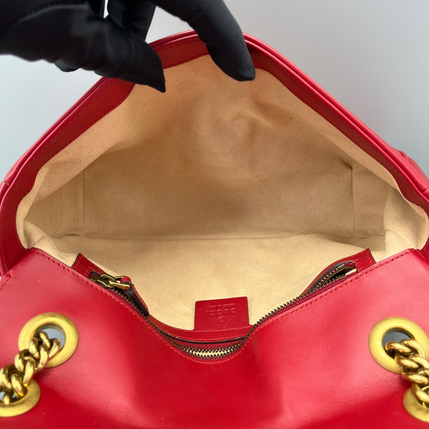 Gucci - Marmont - Leather - Red