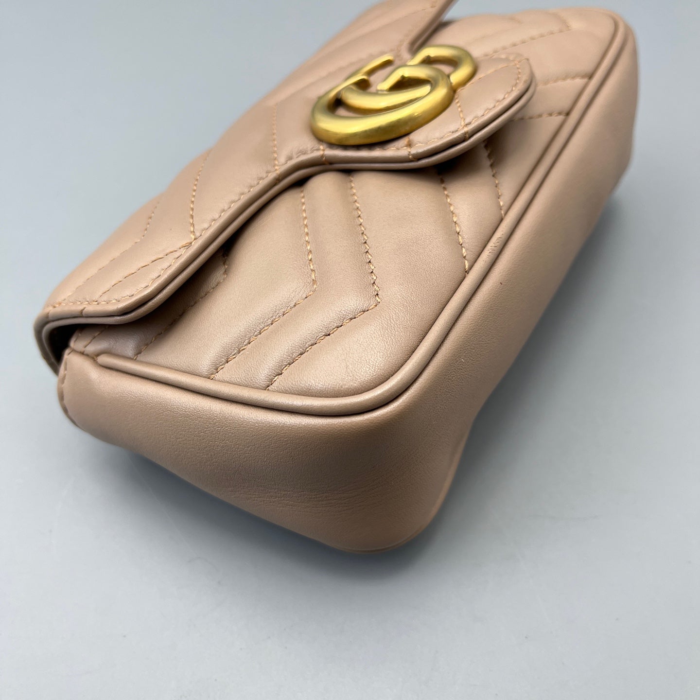 Gucci - Marmont - Leather - Beige