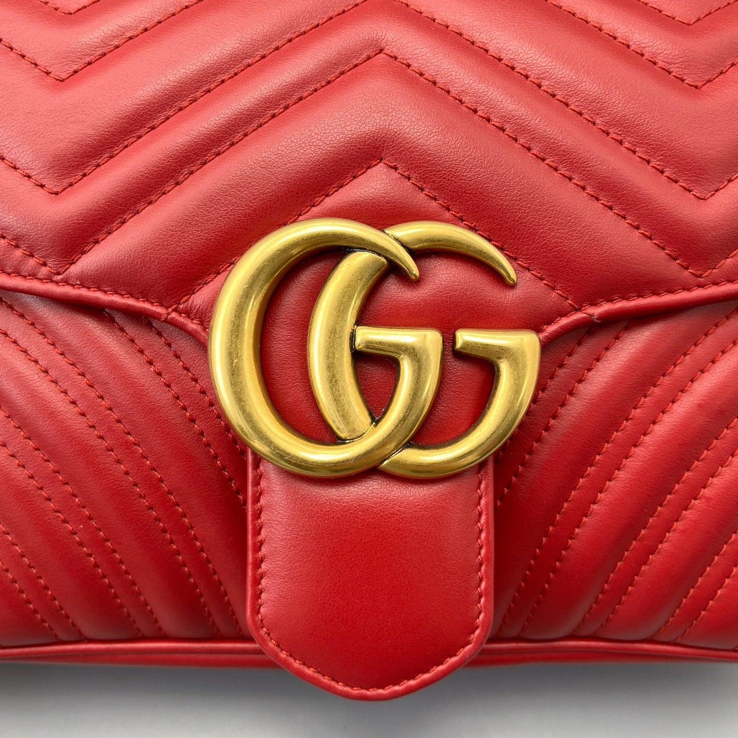 Gucci - Marmont - Leather - Red