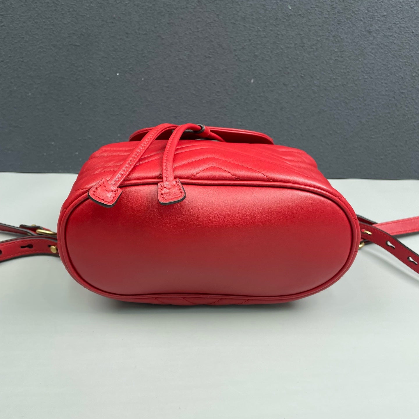 Gucci - Marmont Backpack - Leather - Red - (Mini)