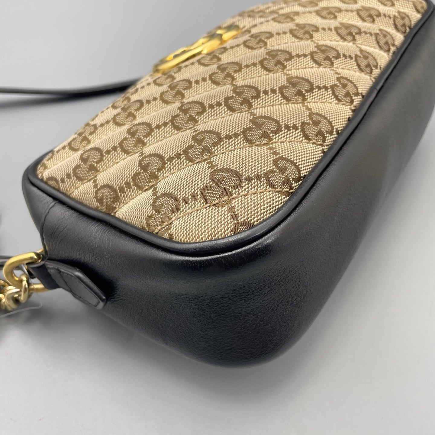 Gucci - Marmont Camera Bag - Cloth - Multicolour - (small)