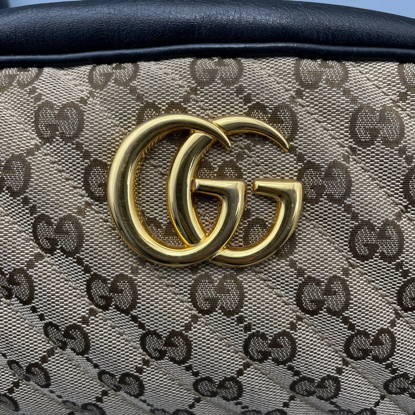 Gucci - Marmont Camera Bag - Cloth - Multicolour - (small)