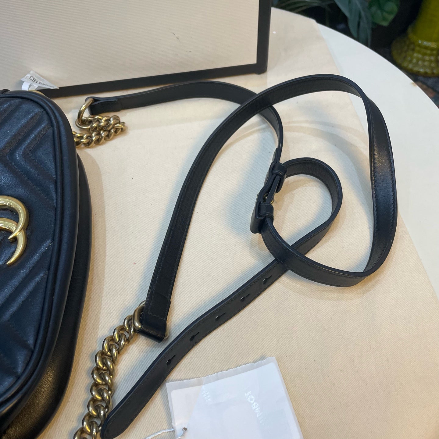 Gucci - Marmont Camera Bag - Leather - Black - (medium)