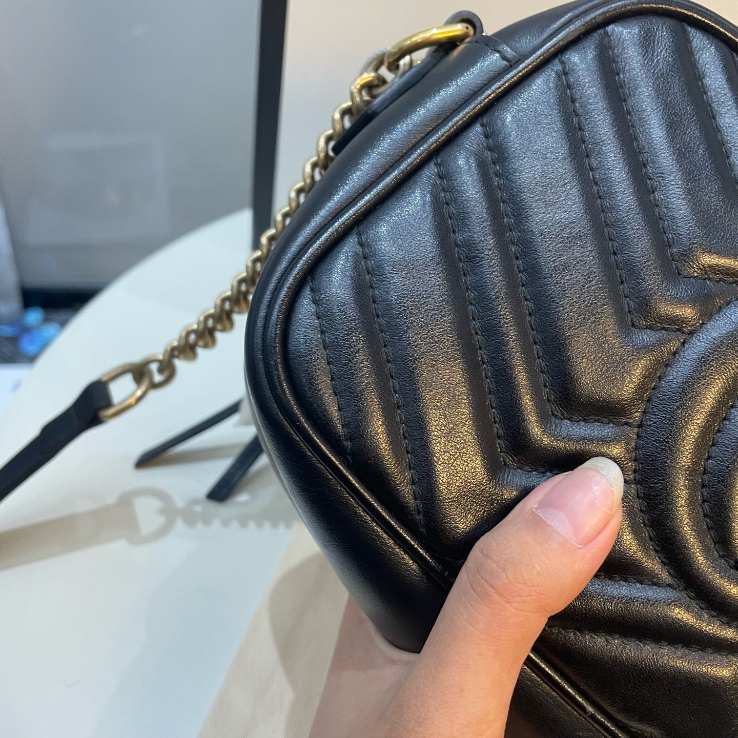 Gucci - Marmont Camera Bag - Leather - Black - (medium)