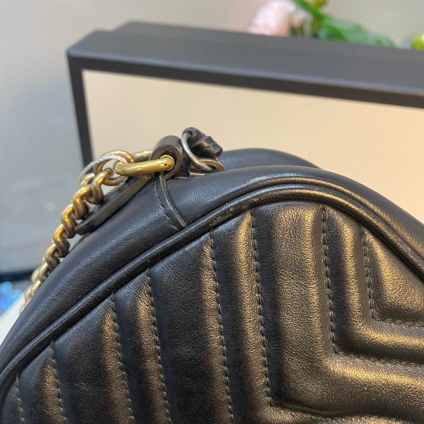Gucci - Marmont Camera Bag - Leather - Black - (medium)