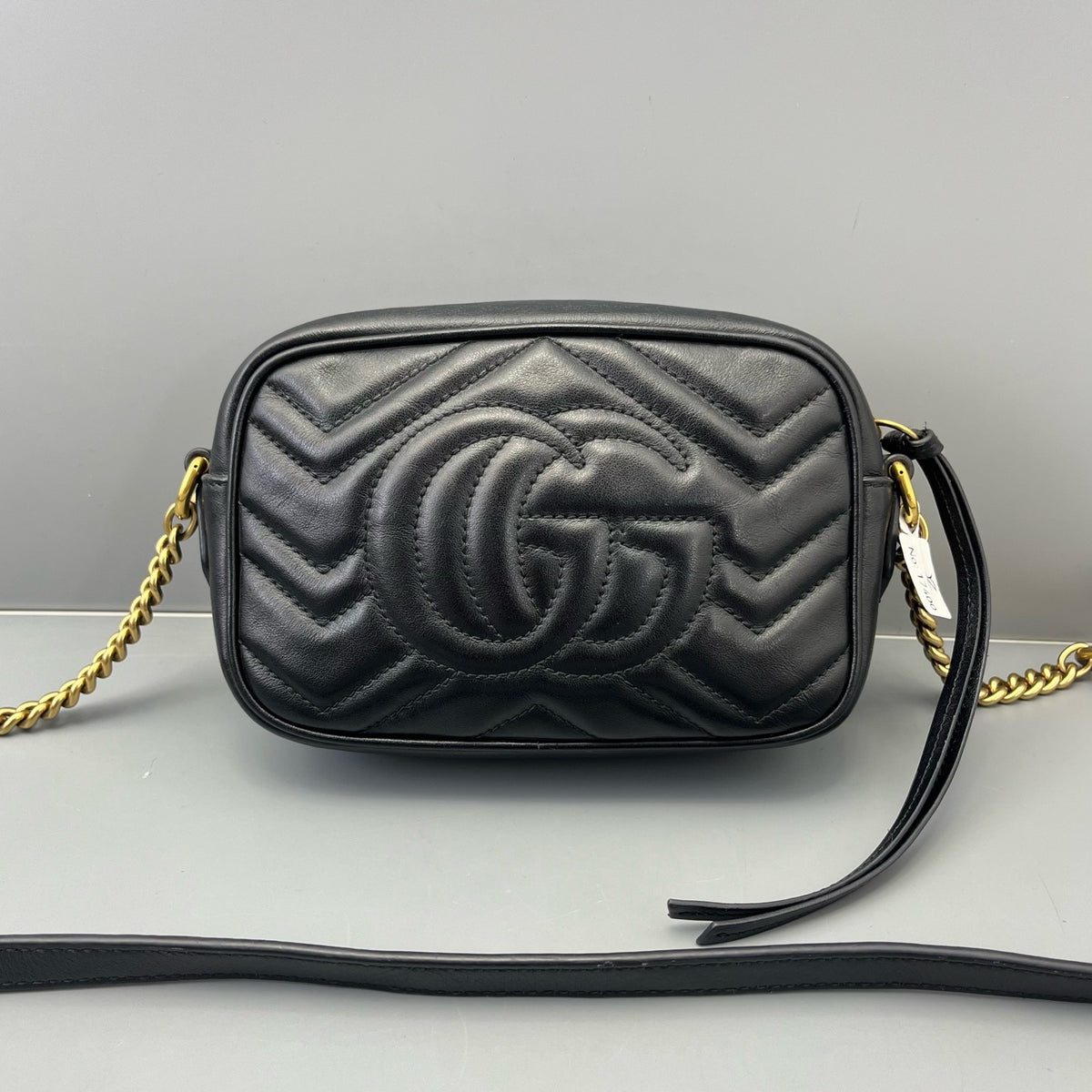 Gucci - Marmont Camera Bag - Leather - Black - (mini)