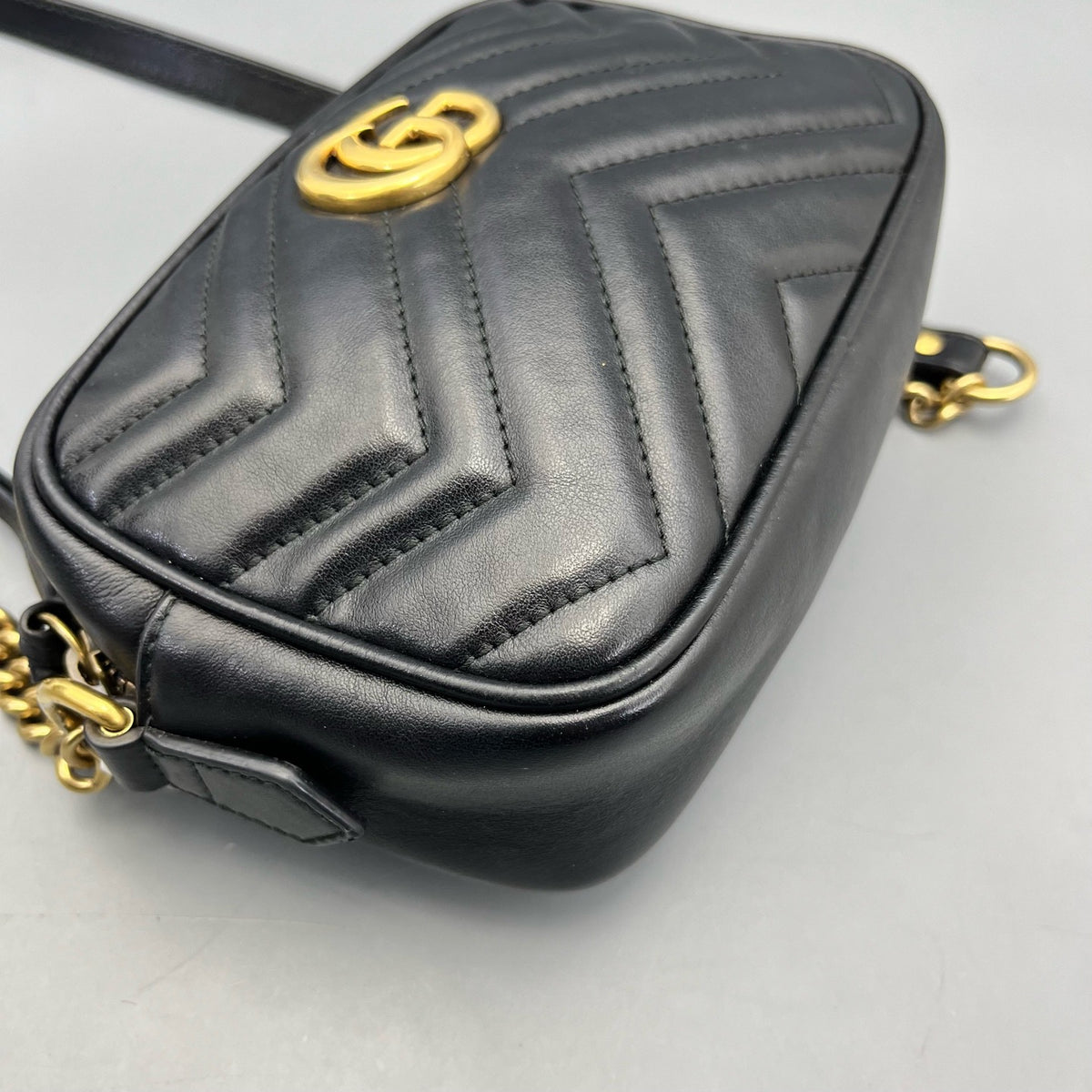 Gucci - Marmont Camera Bag - Leather - Black - (mini)