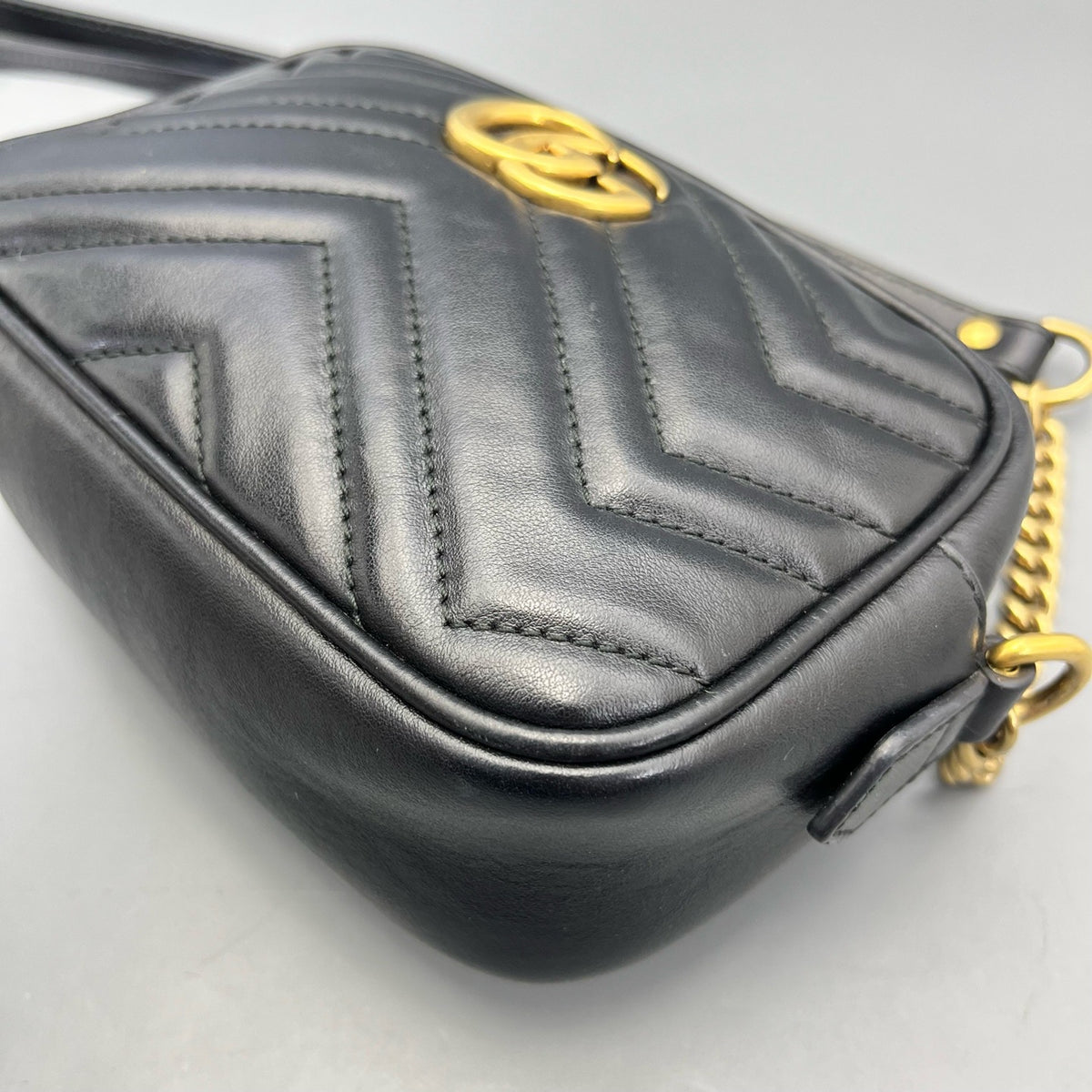 Gucci - Marmont Camera Bag - Leather - Black - (mini)