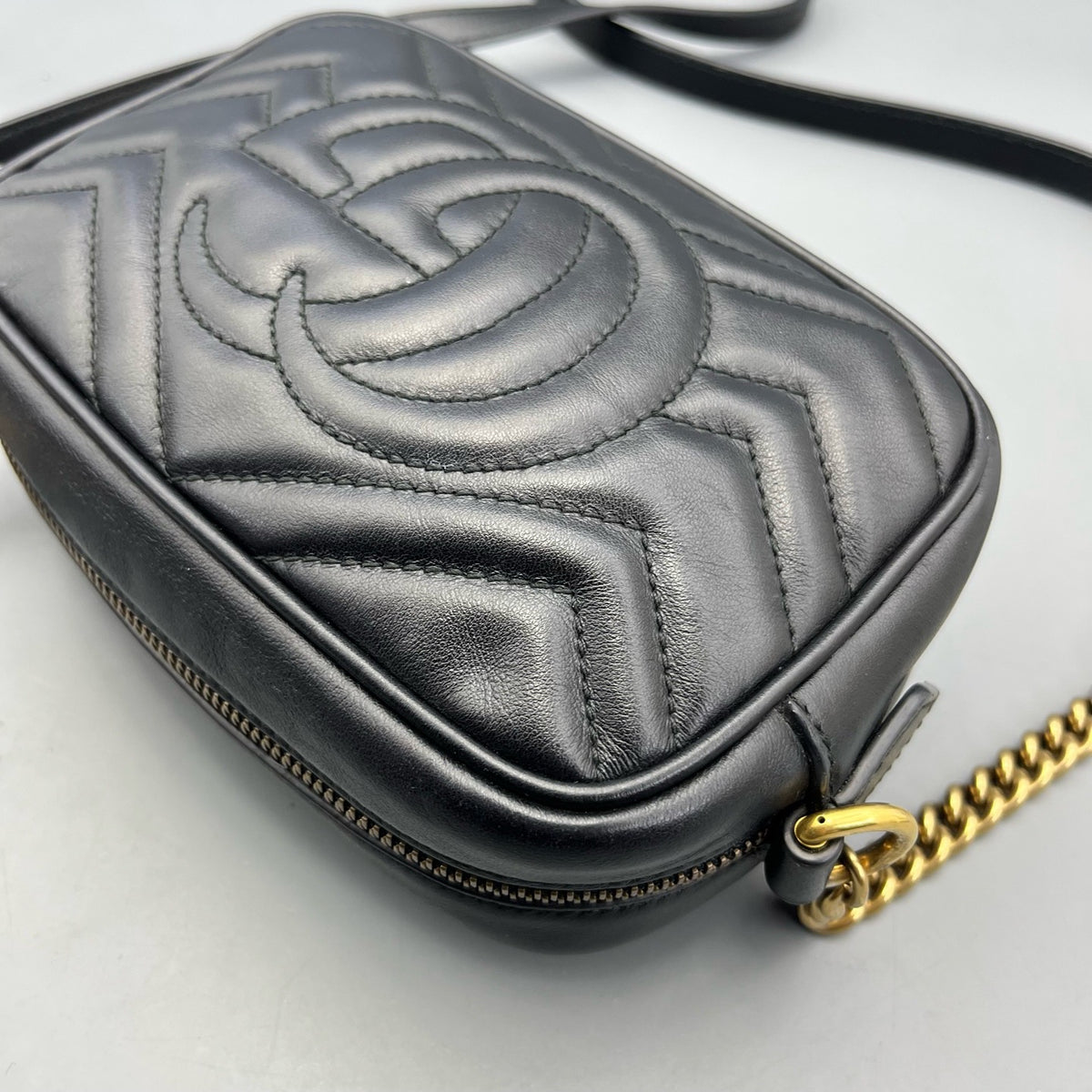 Gucci - Marmont Camera Bag - Leather - Black - (mini)