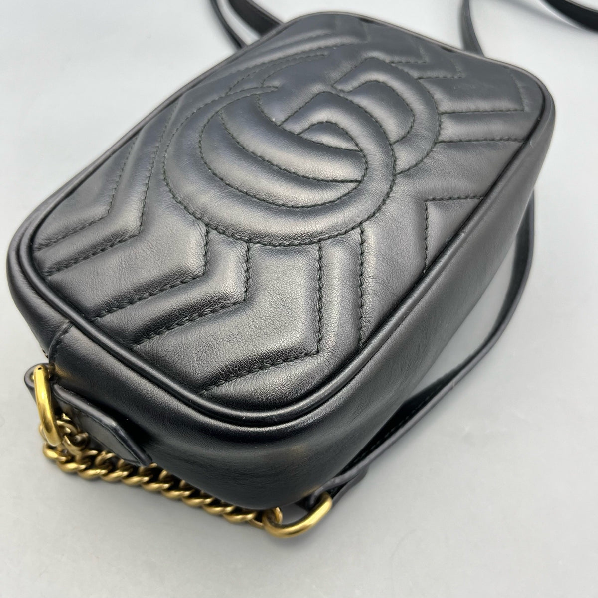 Gucci - Marmont Camera Bag - Leather - Black - (mini)
