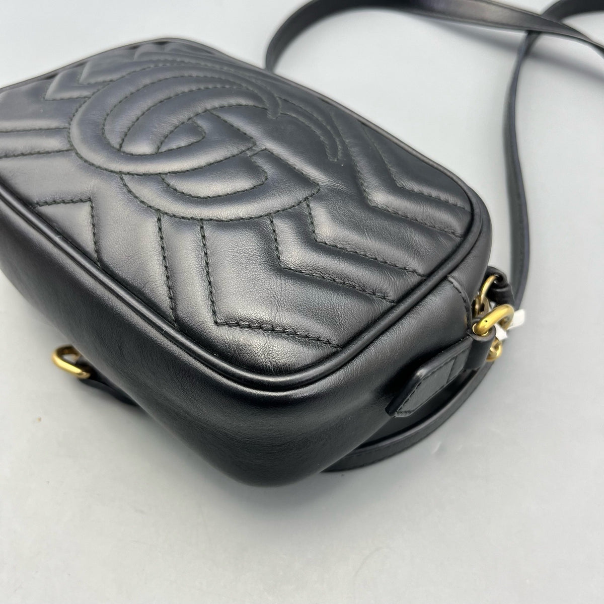 Gucci - Marmont Camera Bag - Leather - Black - (mini)