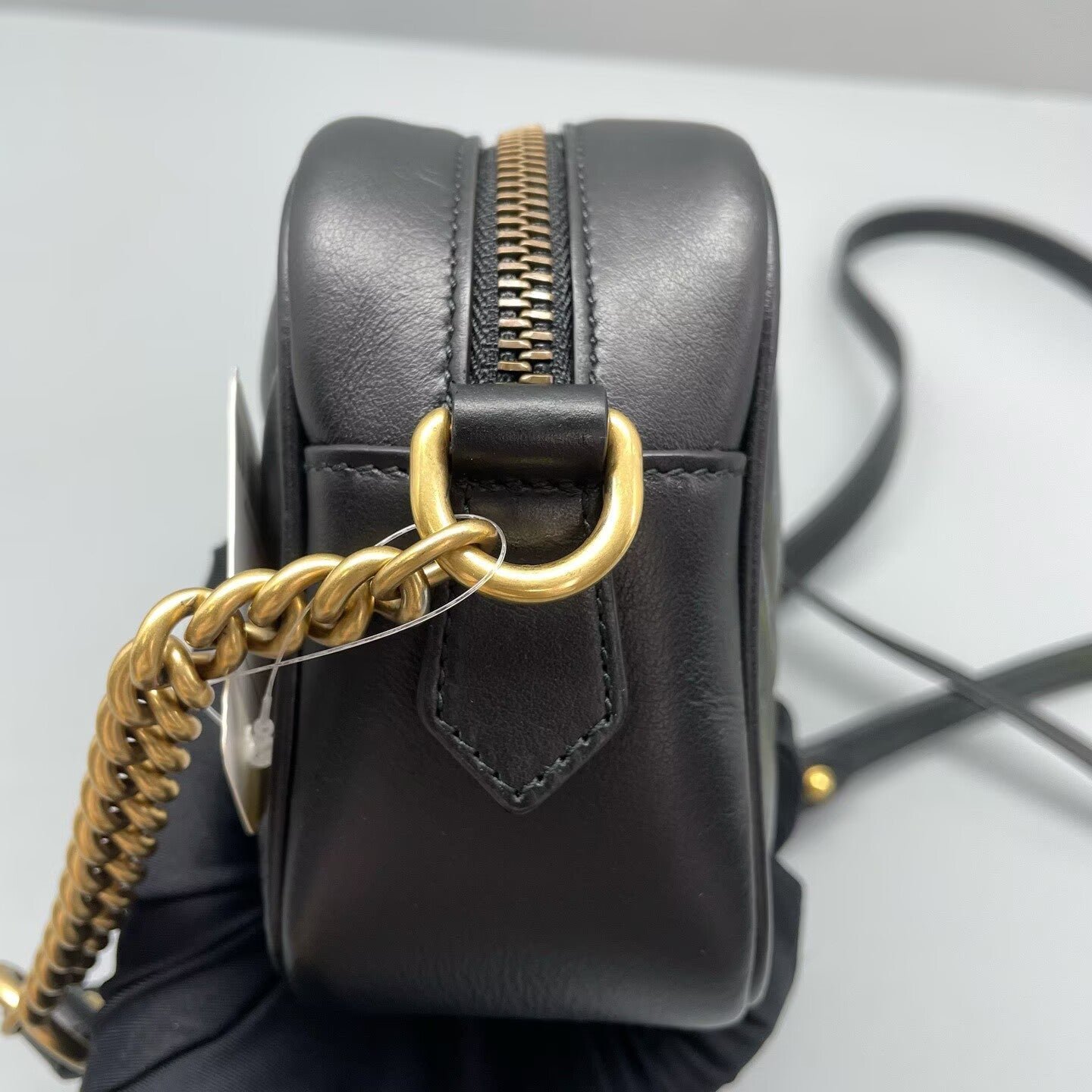 Gucci - Marmont Camera Bag - Leather - Black - (Small)